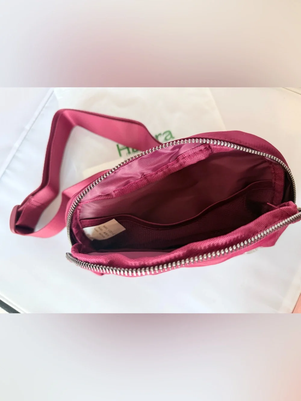 HALARA Fanny Pack Plum Adjustable Belt Bag NWT - Picture 8 of 9